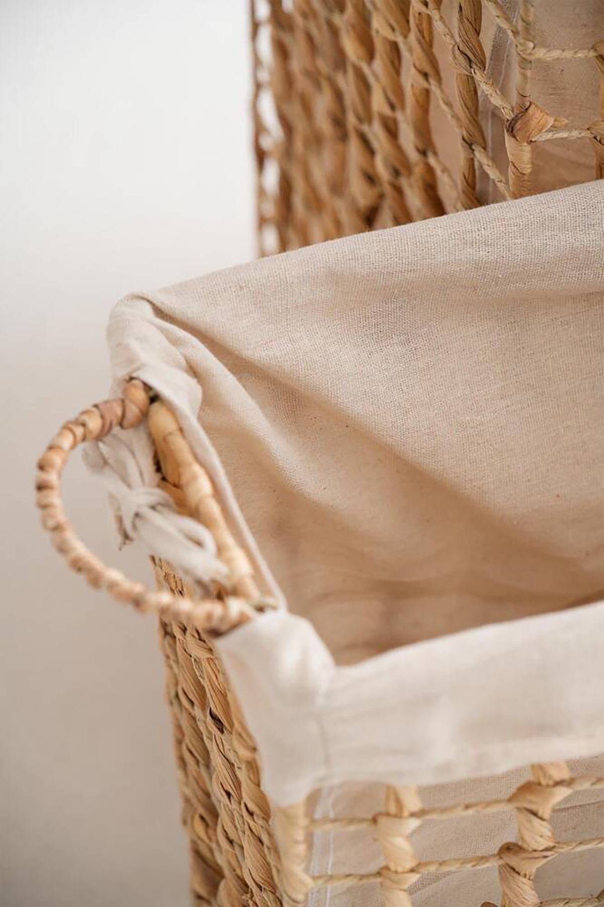 Acar Klen Dikdörtgen 3 lü Hasır Çamaşır Sepeti LNY-06449