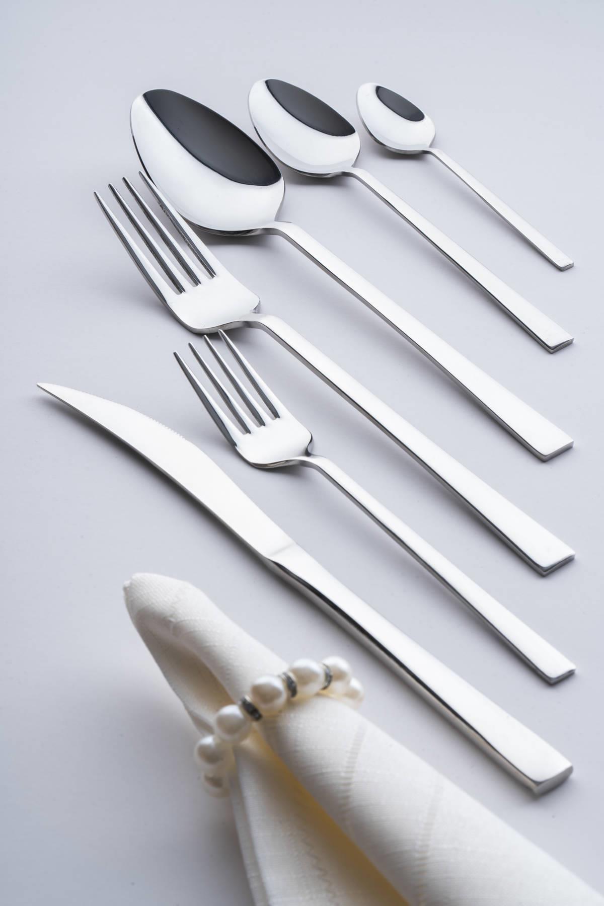 Acar Lara 72 Parça Silver Çatal Kaşık Bıçak Takımı Acar Lara 72 Parça Silver Çatal Kaşık Bıçak Takımı