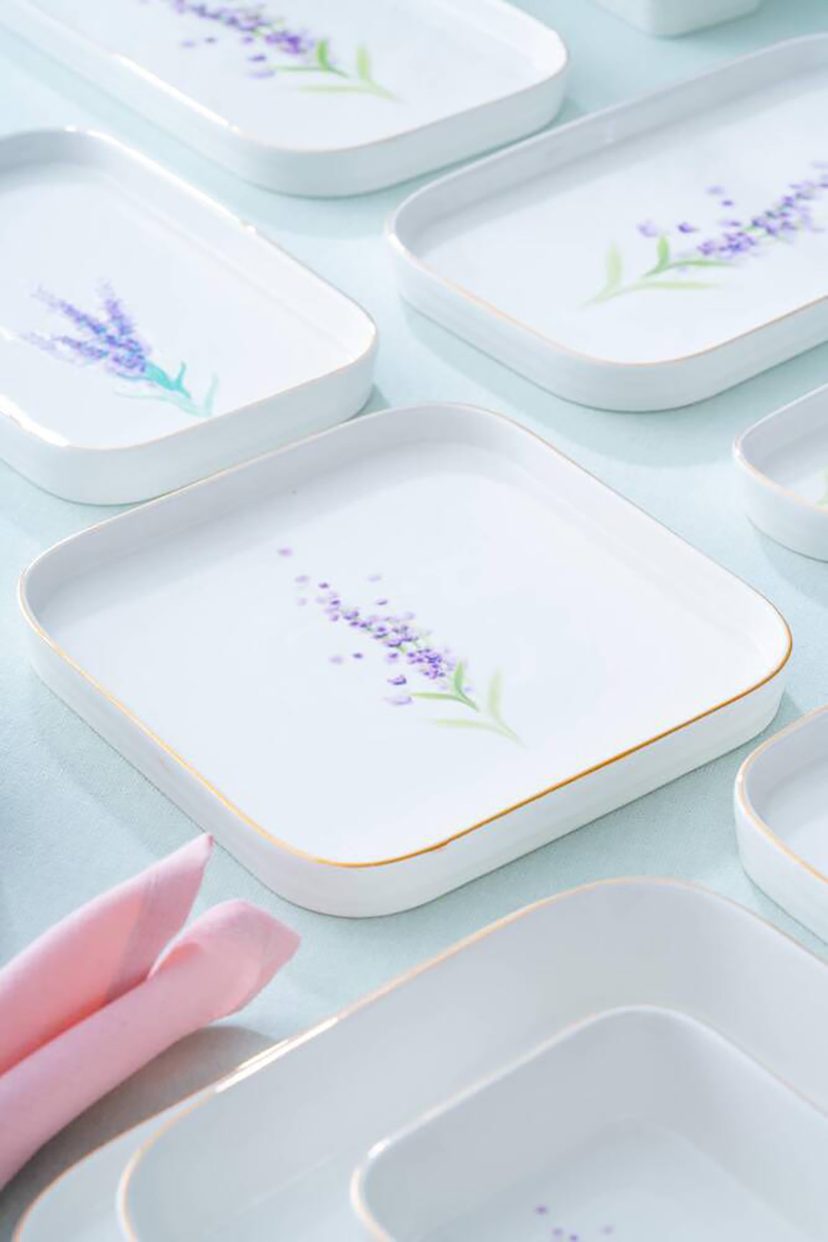 Acar Lavander 45 Parça Kahvaltı/Yemek Takımı PORWM-05310