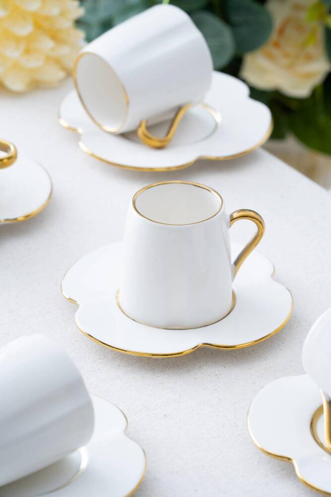 Acar Lotus 6 Kişilik Kahve Fincanı Takımı - 90 ml SCT-06172 Acar Lotus 6 Kişilik Kahve Fincanı Takımı - 90 ml SCT-06172