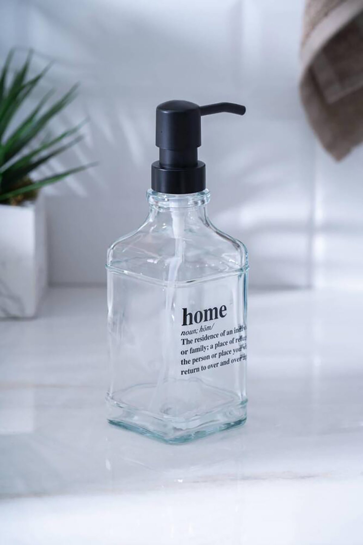 Acar Louvre2 Cam Sıvı Sabunluk - 500 ml HNR-07617 Acar Louvre2 Cam Sıvı Sabunluk - 500 ml HNR-07617