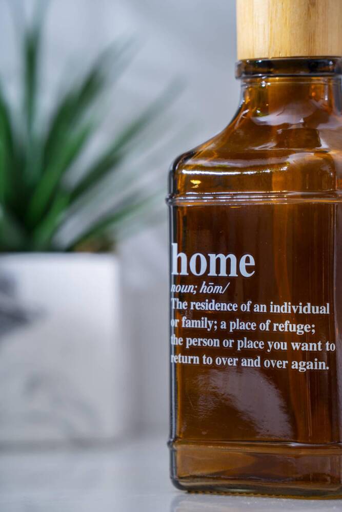 Acar Louvre2 Cam Sıvı Sabunluk - 500 ml - Kahverengi HNR-07621