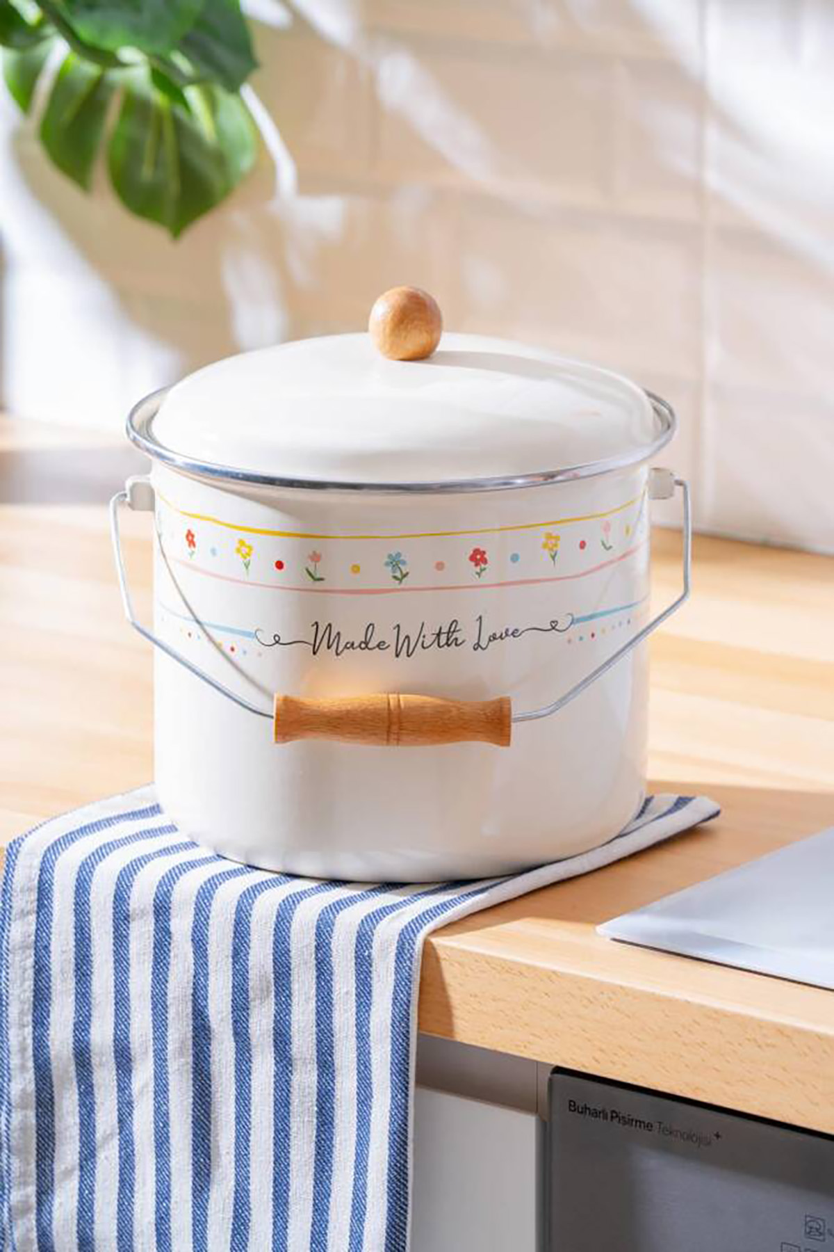 Acar Made With Love Emaye Bakraç - 22 cm XAP-07719