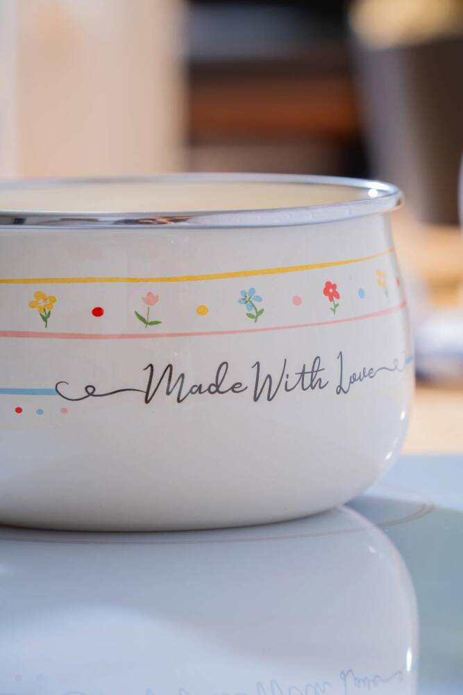 Acar Made With Love Emaye Sütlük / Sosluk - 14 cm XAP-07720