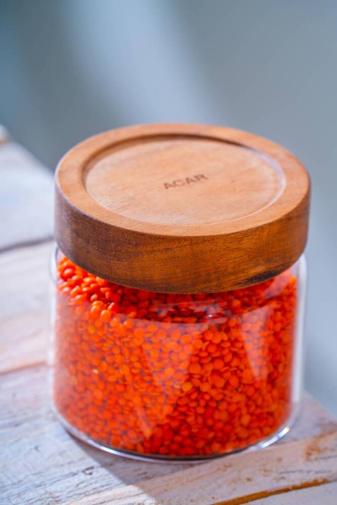 Acar Malibu Akasya Kapaklı Borosilikat Cam Kavanoz - 500 ml LND-07574