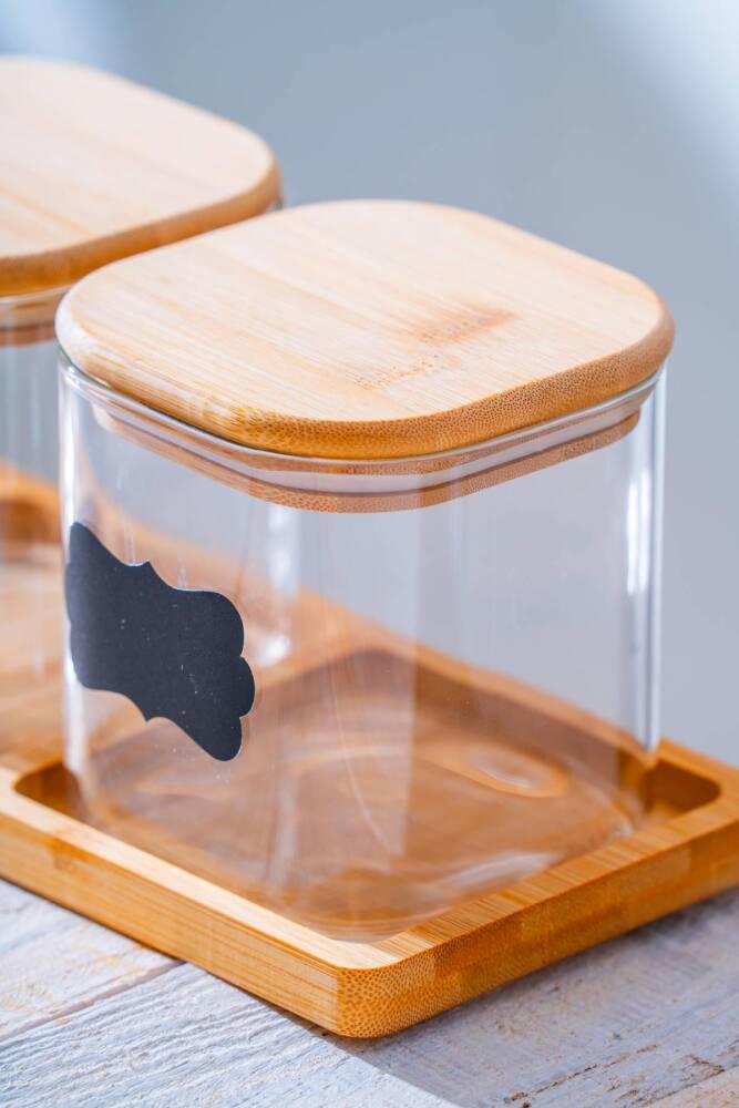 Acar Malibu Bambu Standlı Kare 3 lü Borosilikat Cam Baharatlık Seti LND-07581 Acar Malibu Bambu Standlı Kare 3 lü Borosilikat Cam Baharatlık Seti LND-07581