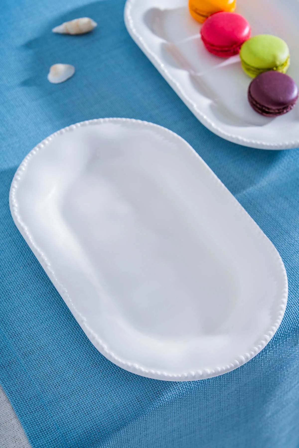Acar Milano Oval Kayık Tabak 25 cm POR-07266