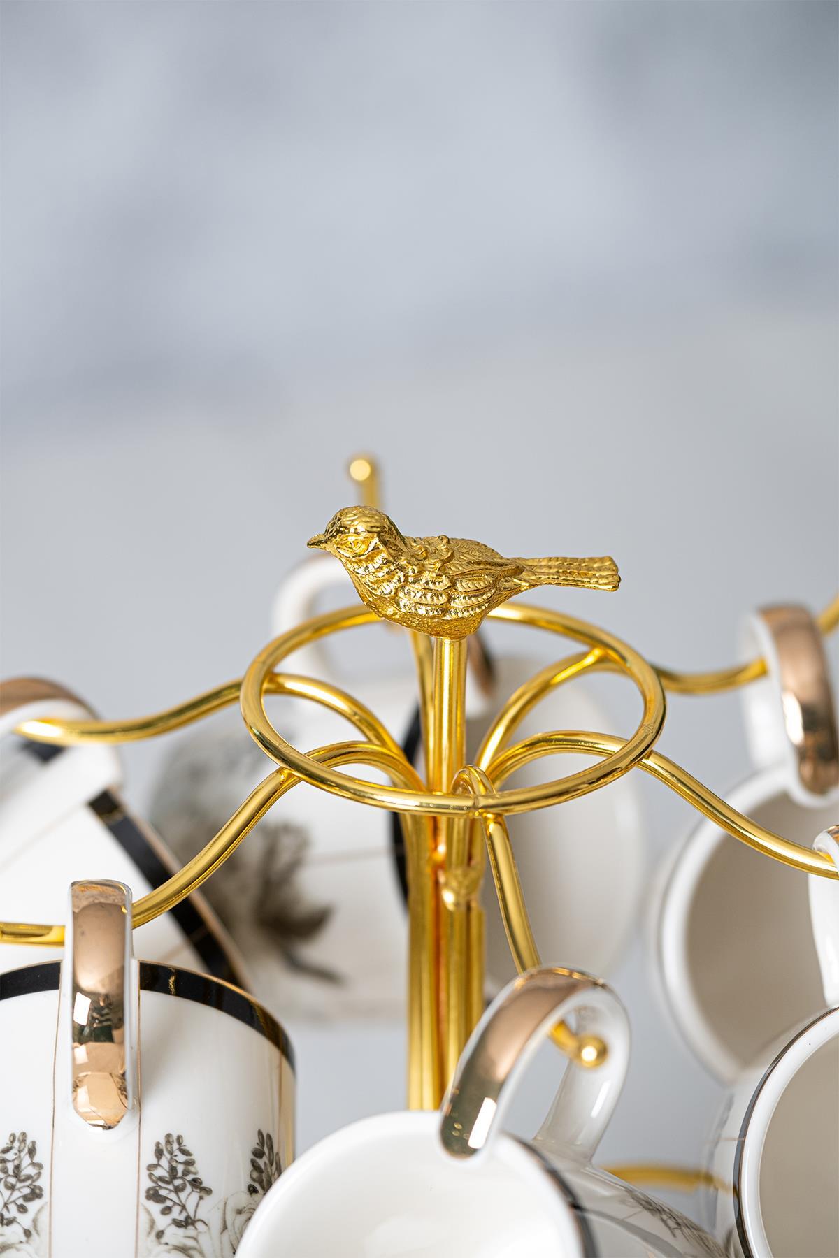 Acar Mist 6 Kişilik Kahve Fincanı Takımı - 90 ml - Siyah - Beyaz PORJ-05219 Acar Mist 6 Kişilik Kahve Fincanı Takımı - 90 ml - Siyah - Beyaz PORJ-05219