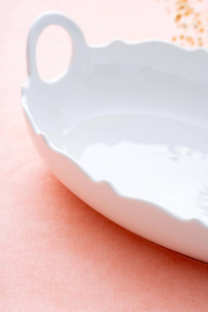 Acar Nirvana Oval Sunum Tabağı - 26 cm POR-06321 Acar Nirvana Oval Sunum Tabağı - 26 cm POR-06321