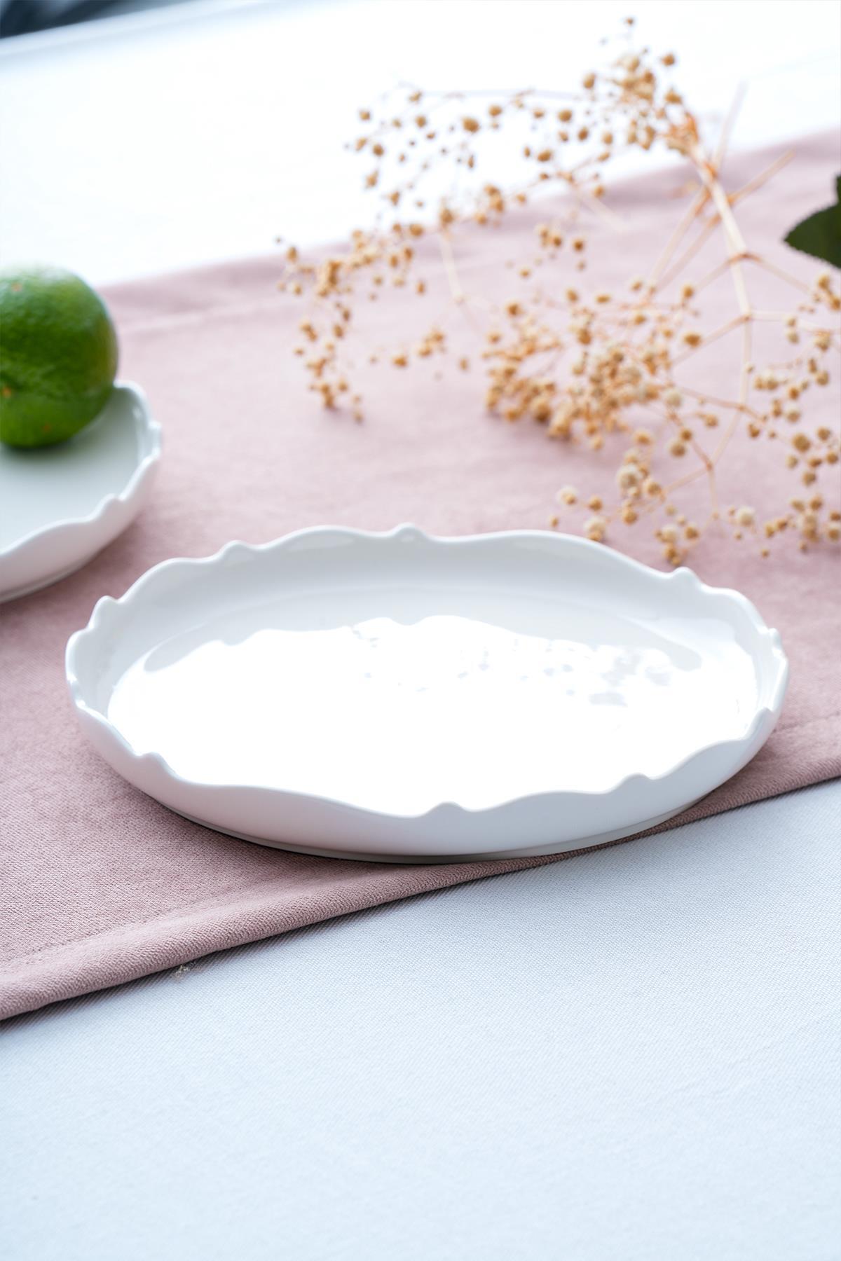 Acar Nirvana Yuvarlak Pasta Tabağı - 18 cm POR-06308 Acar Nirvana Yuvarlak Pasta Tabağı - 18 cm POR-06308