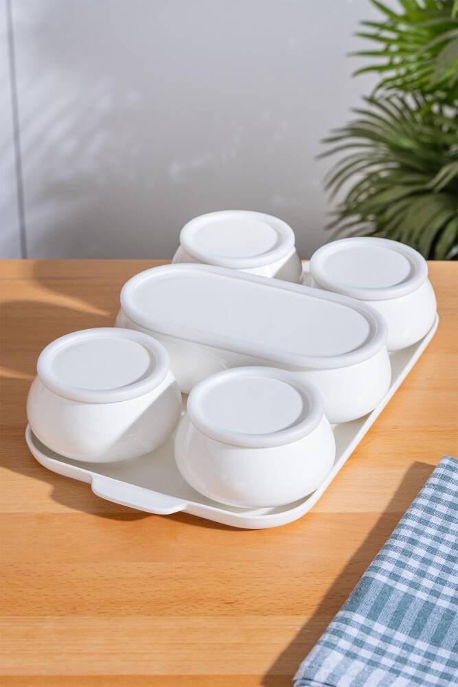 Acar Nora 6 Parça Porselen Kapaklı Kahvaltılık SCT-06164 Acar Nora 6 Parça Porselen Kapaklı Kahvaltılık SCT-06164