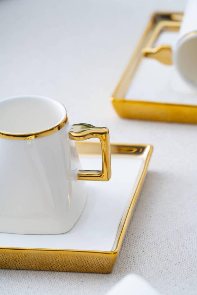 Acar Nova 2 Kişilik Kahve Fincanı Takımı - 90 ml HXF-06874 Acar Nova 2 Kişilik Kahve Fincanı Takımı - 90 ml HXF-06874