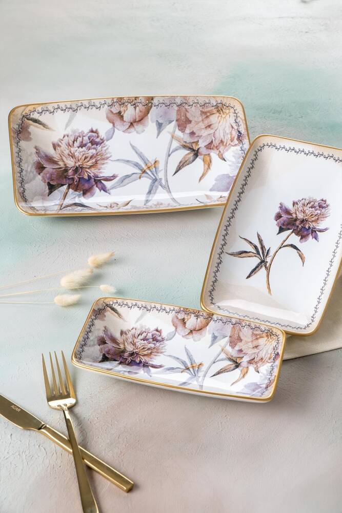 Acar Nova 3 Parça Kayık Tabak Seti HCA-06413