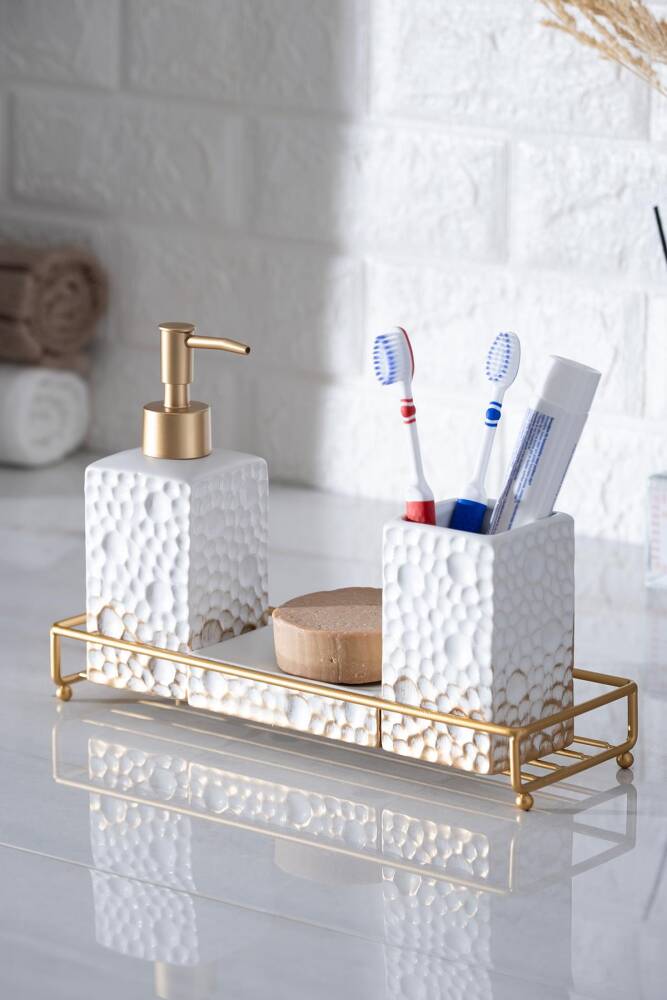 Acar Odeon 4 Parça Banyo Seti - Beyaz BANS-05860 Acar Odeon 4 Parça Banyo Seti - Beyaz BANS-05860