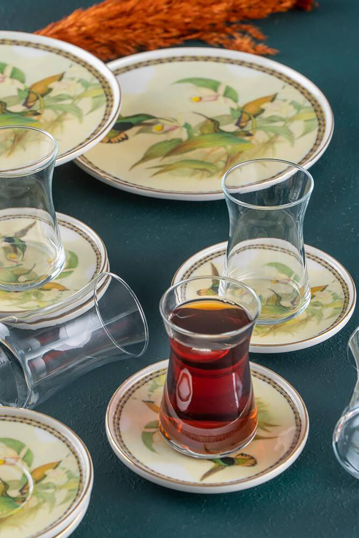 Acar Orina 18 Parça Porselen Pasta Seti XTL-05581