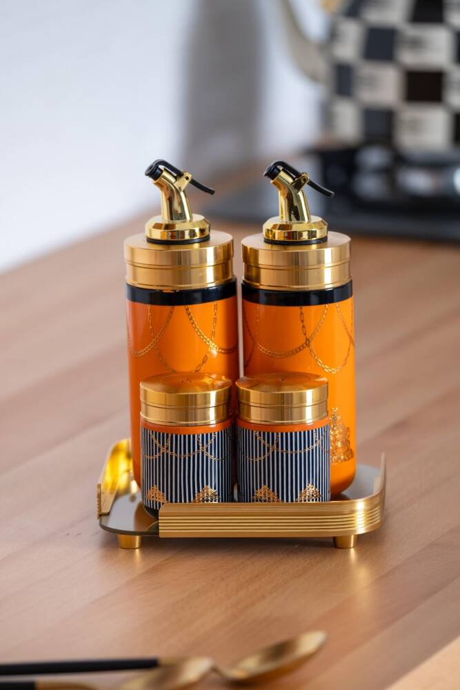 Acar Pansy Posy 5 Parça Cam Tepsili Yağlık / Sirkelik Seti KOH-05837 Acar Pansy Posy 5 Parça Cam Tepsili Yağlık / Sirkelik Seti KOH-05837