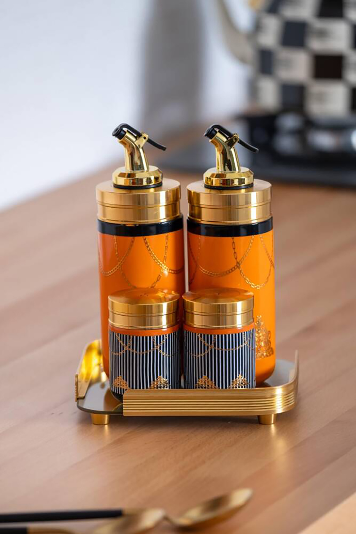 Acar Pansy Posy 5 Parça Cam Tepsili Yağlık / Sirkelik Seti KOH-05837 Acar Pansy Posy 5 Parça Cam Tepsili Yağlık / Sirkelik Seti KOH-05837