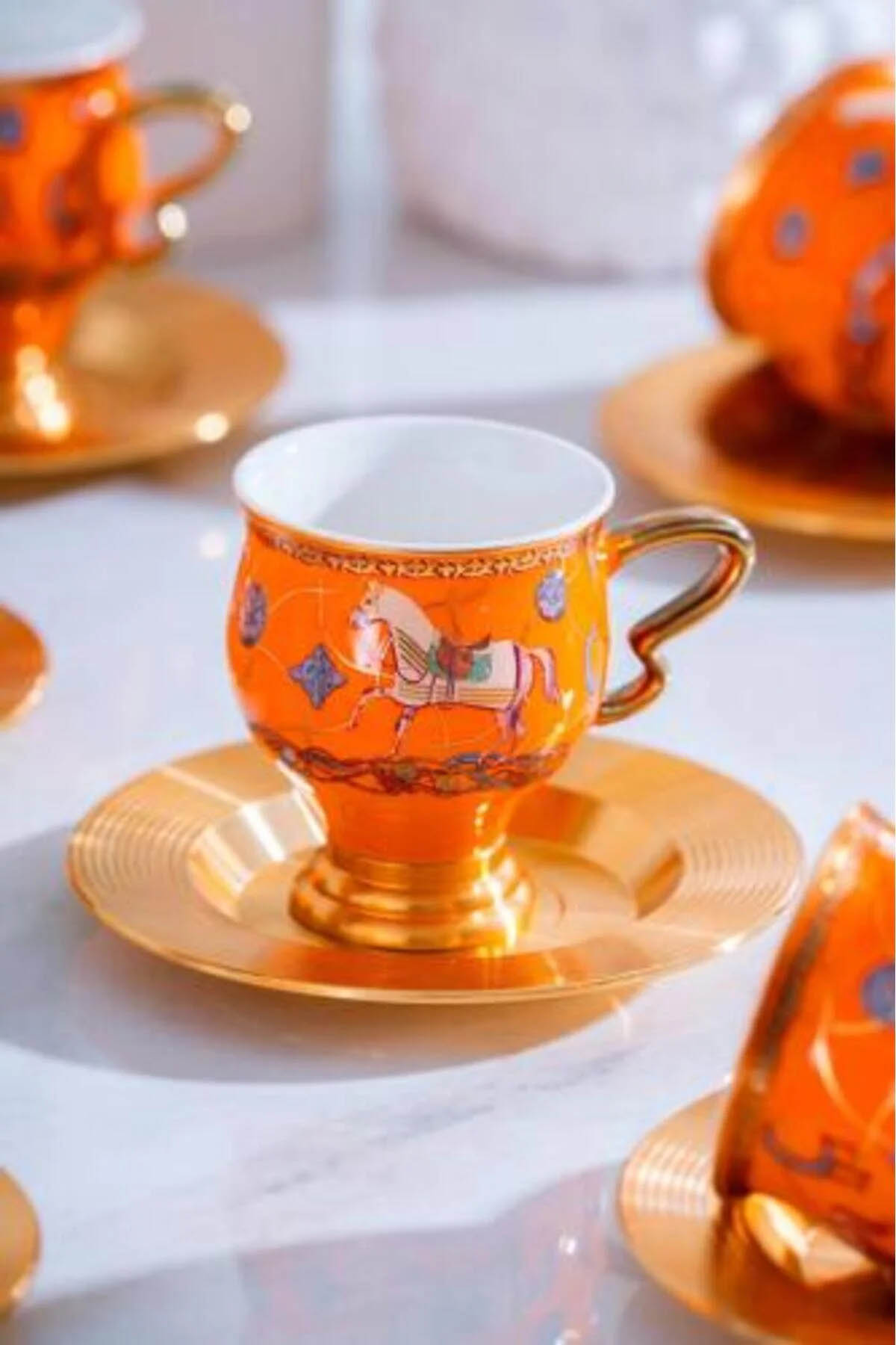 Acar Passifolia 6 Li Kahve Fincan Takımı  KOH-07324