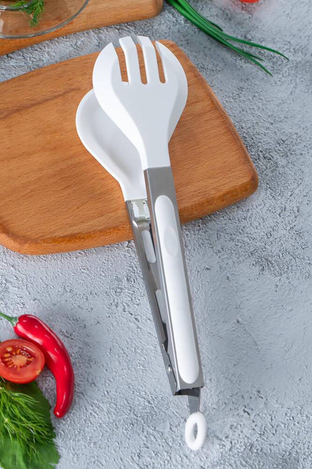 Acar Sweet Silikon Maşa - 26 cm - Beyaz ACR-162