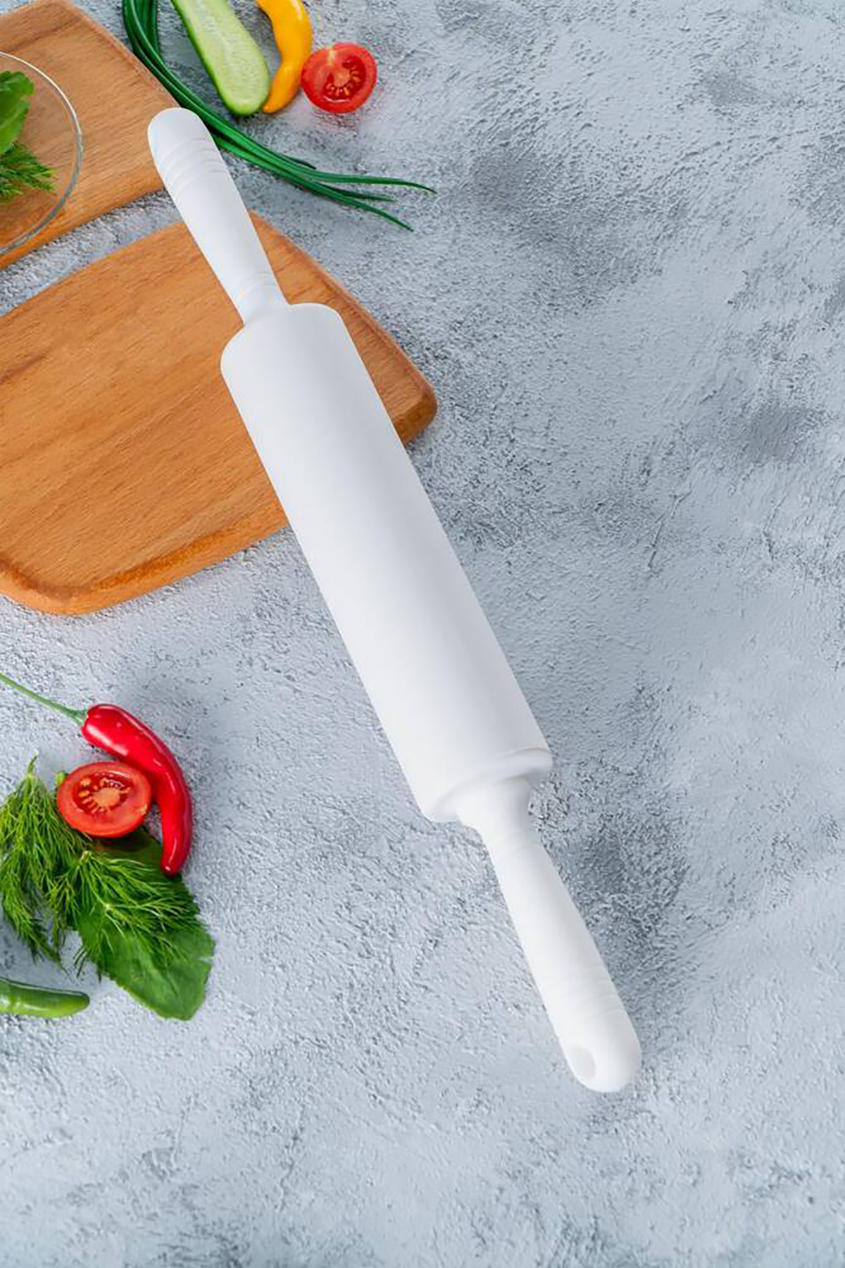 Acar Sweet Silikon Merdane - 43 cm - Beyaz ACR-168