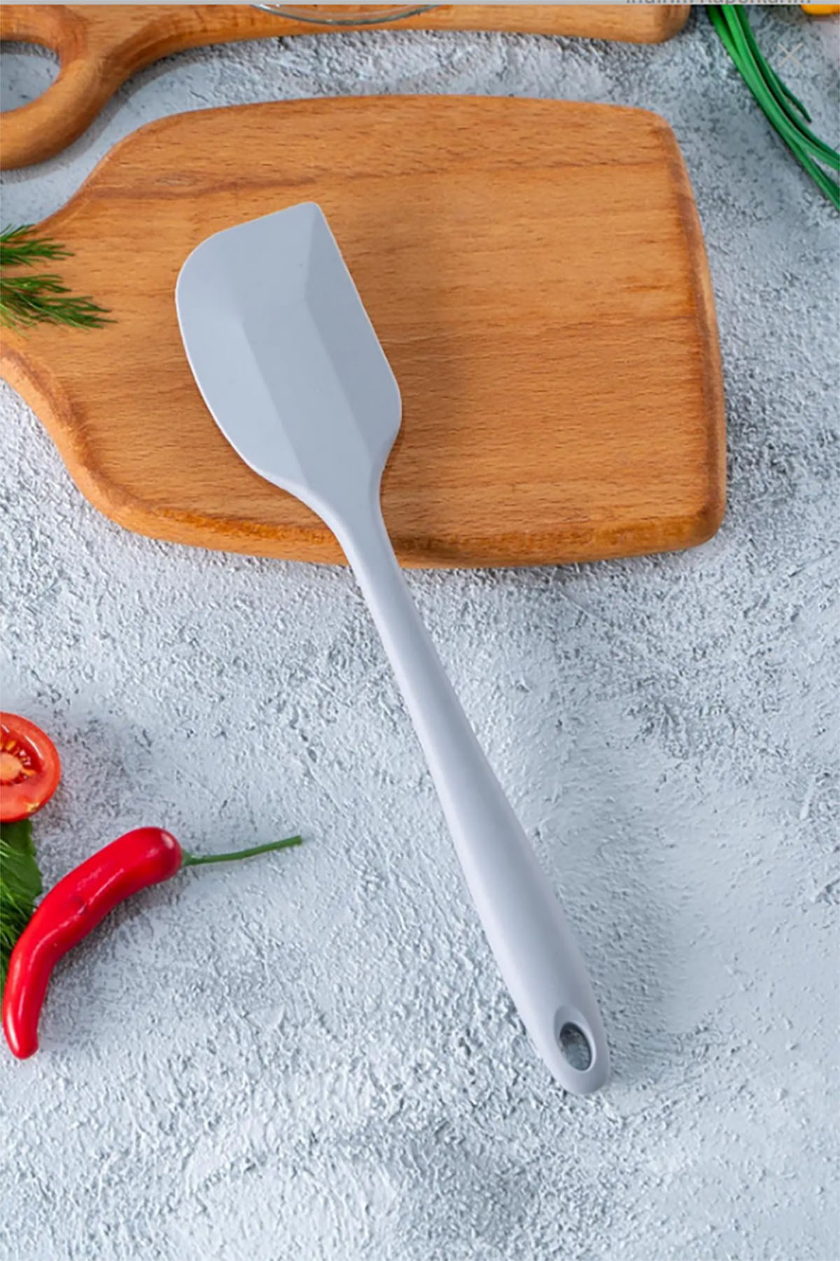 Acar Sweet Silikon Spatula - 27 cm - Gri ACR-155 Acar Sweet Silikon Spatula - 27 cm - Gri ACR-155