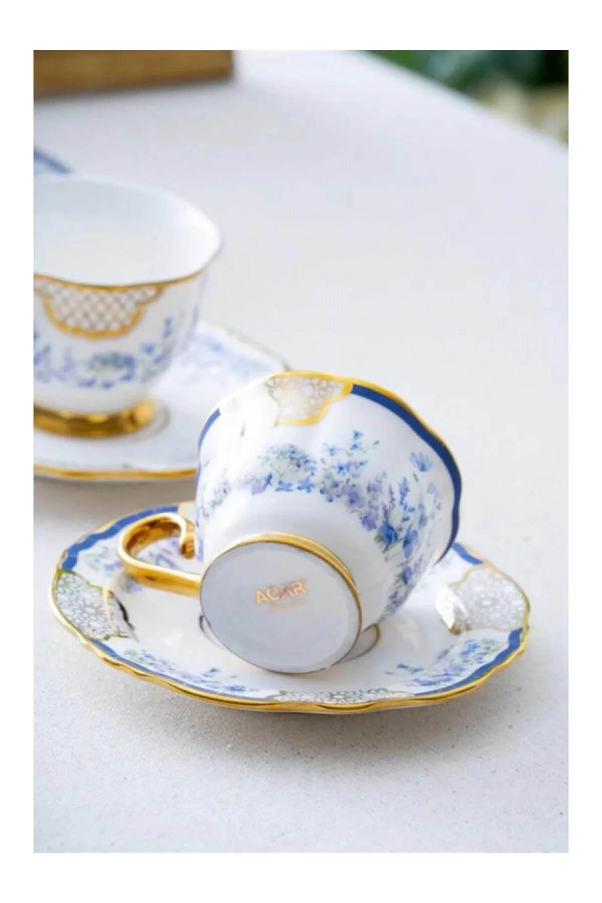 Acar Timeo Teresa 6 lı Kahve Fincan Takımı HXF-06556 Acar Timeo Teresa 6 lı Kahve Fincan Takımı HXF-06556