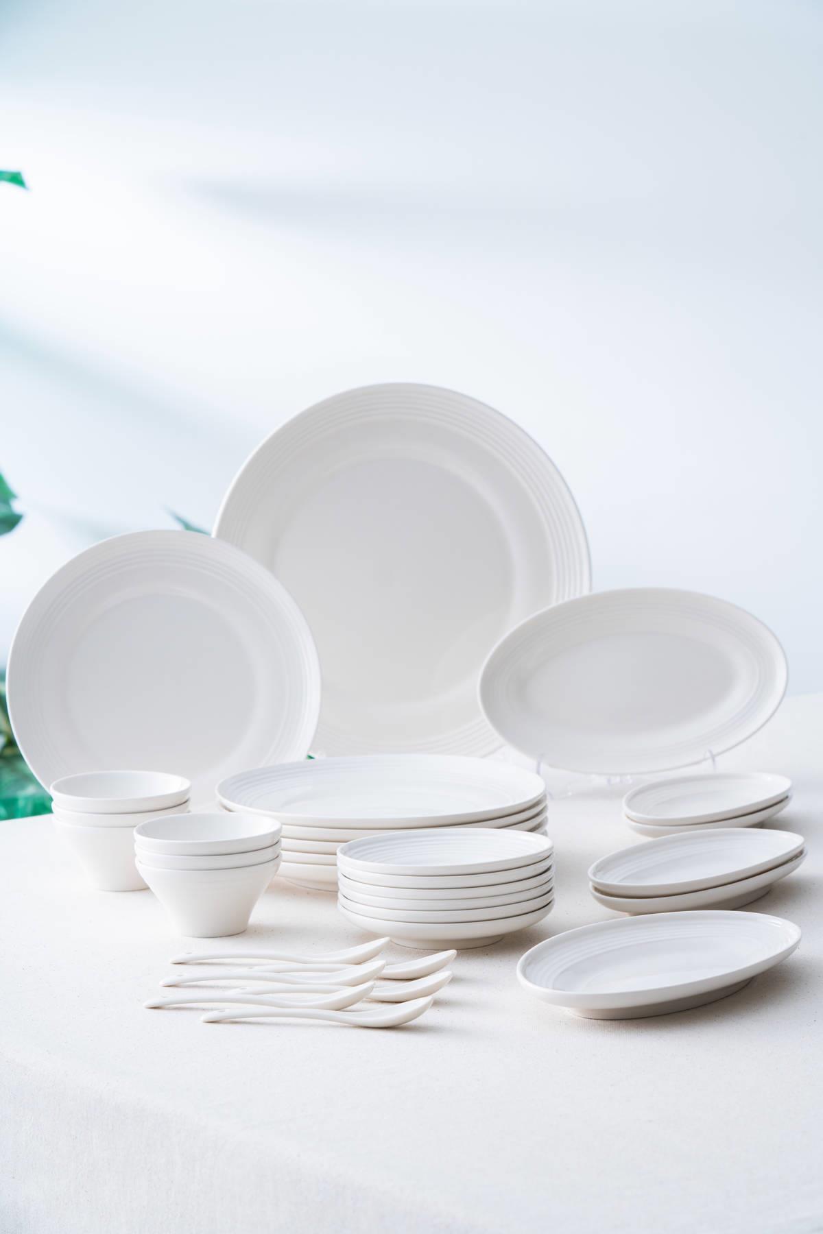 Acar Tıtanıa 31 Parça Kahvaltı Takımı - Beyaz