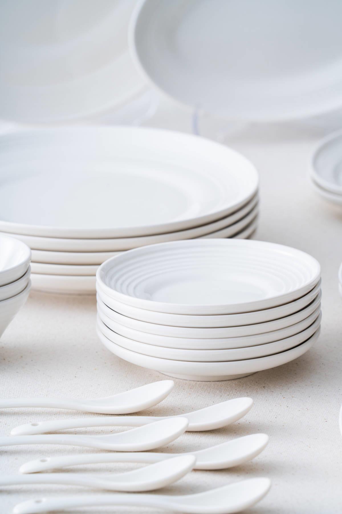 Acar Tıtanıa 31 Parça Kahvaltı Takımı - Beyaz