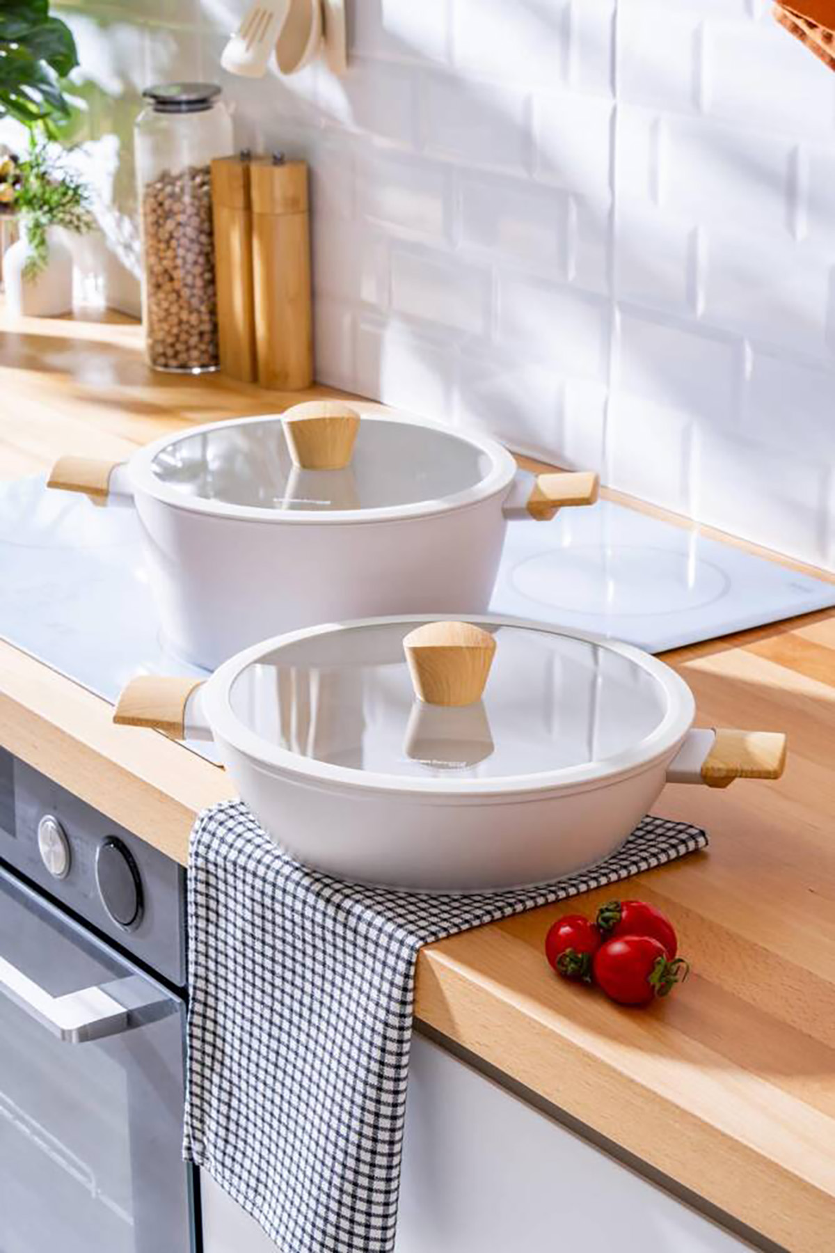 Acar Ultimate Pro 4 Parça Tencere Seti - Gri BFT-06771 Acar Ultimate Pro 4 Parça Tencere Seti - Gri BFT-06771