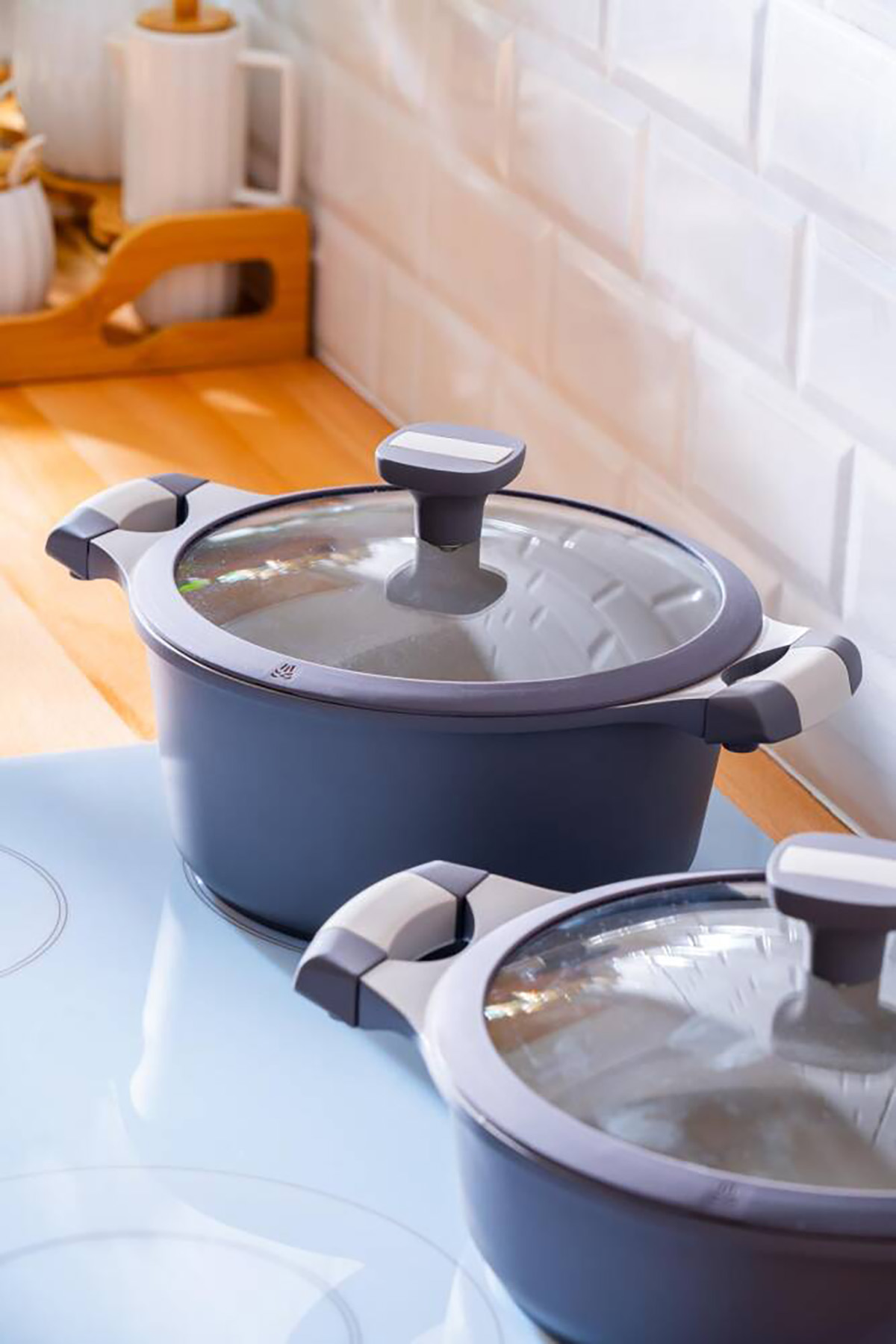 Acar Ultimate Pro 5 Parça Tencere Seti - Antrasit BSC-06785 Acar Ultimate Pro 5 Parça Tencere Seti - Antrasit BSC-06785