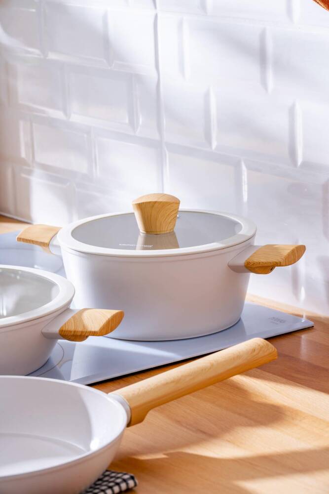 Acar Ultimate Pro 5 Parça Tencere Seti - Gri Ahşap BFT-06769 Acar Ultimate Pro 5 Parça Tencere Seti - Gri Ahşap BFT-06769