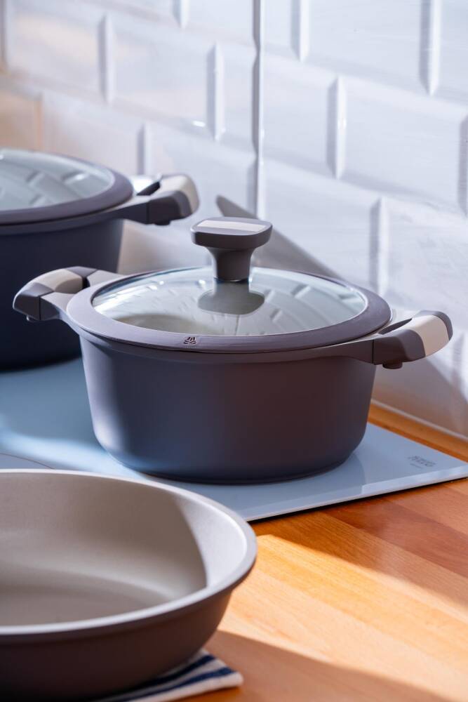 Acar Ultimate Pro 7 Parça Tencere Seti - Antrasit BSC-06783 Acar Ultimate Pro 7 Parça Tencere Seti - Antrasit BSC-06783