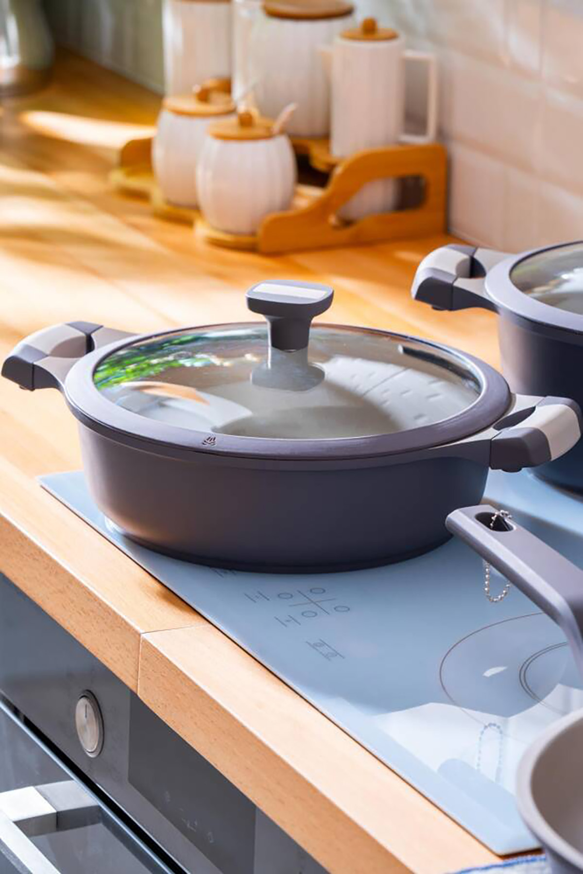 Acar Ultimate Pro 7 Parça Tencere Seti - Antrasit BSC-06783 Acar Ultimate Pro 7 Parça Tencere Seti - Antrasit BSC-06783