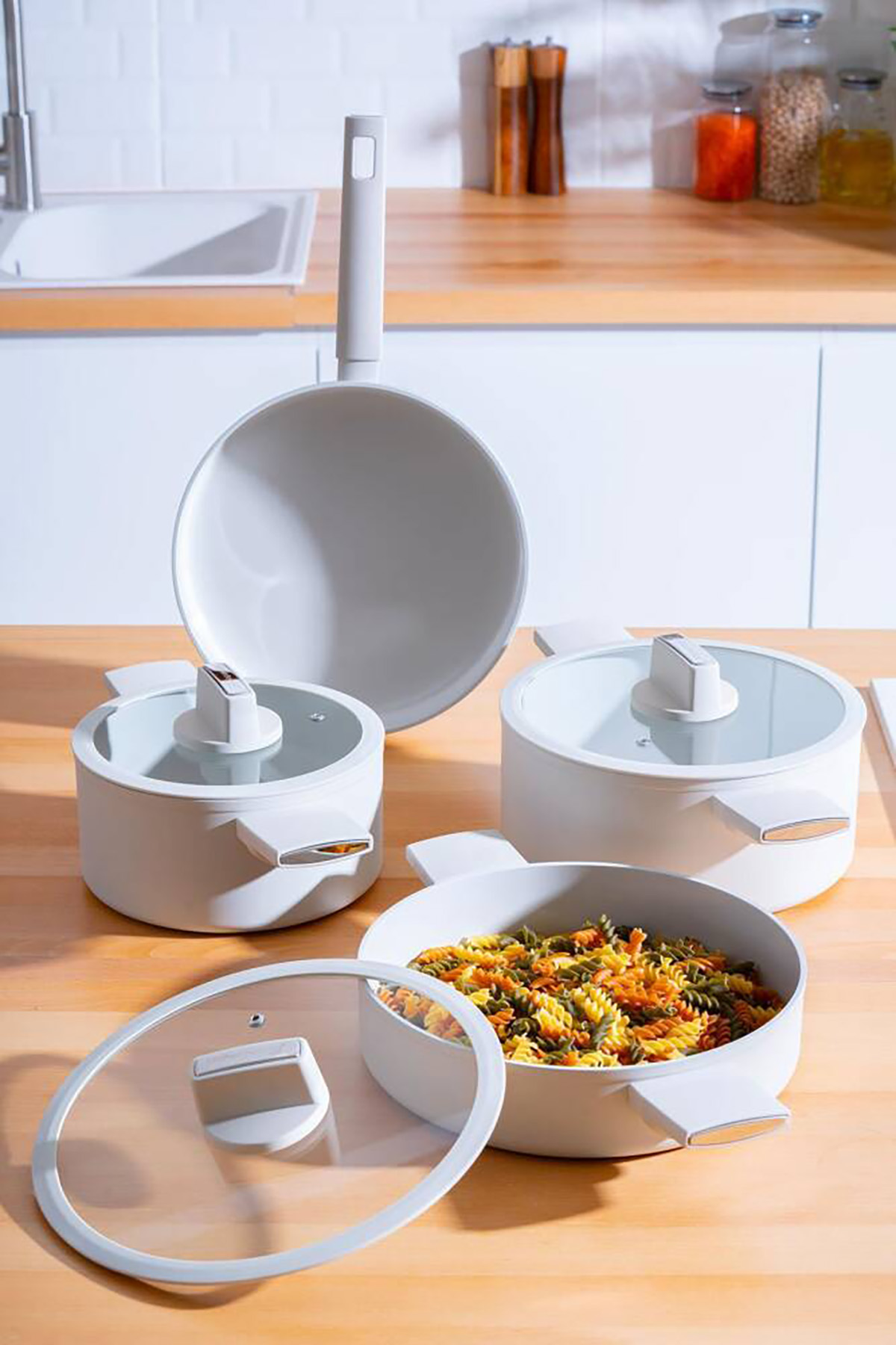 Acar Ultimate Pro 7 Parça Tencere Seti - Gri BFT-06759