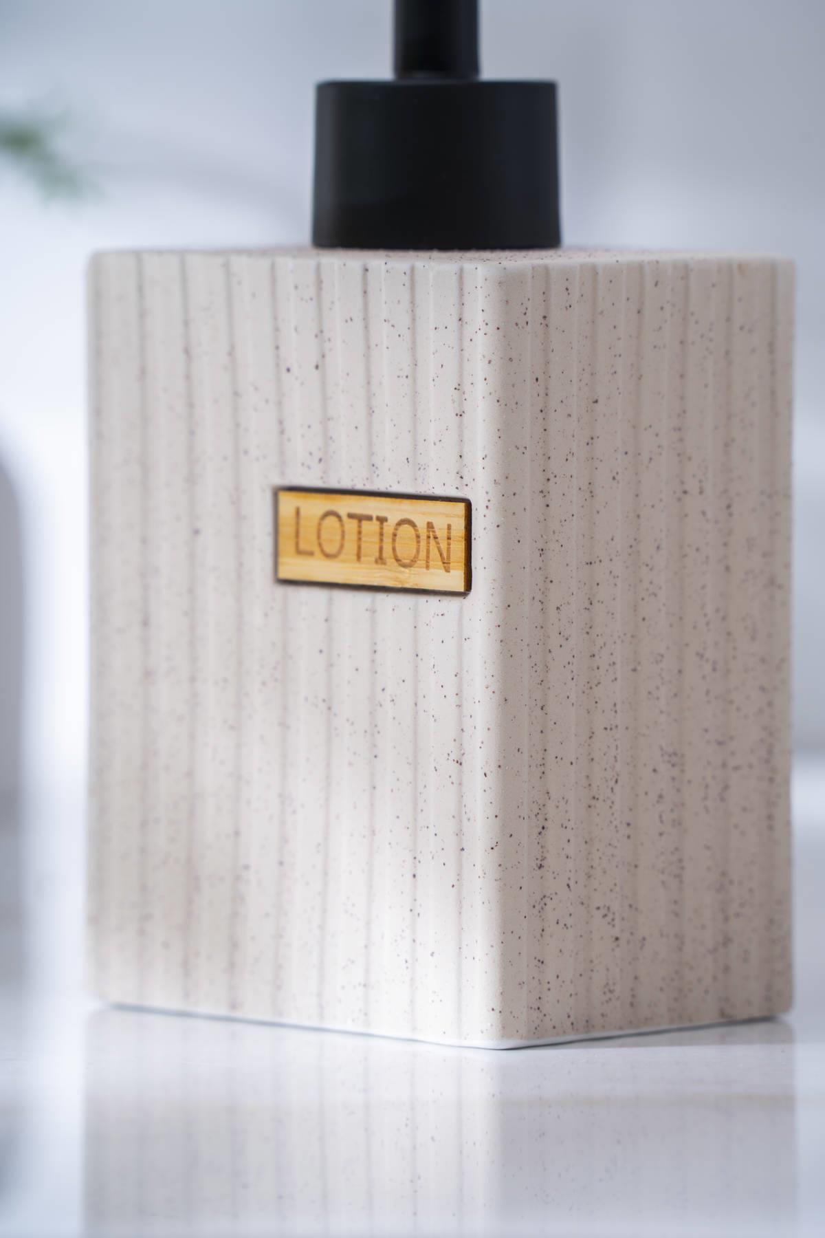 Acar Vega Lotion Sıvı Sabunluk 17 cm - Krem SABJ-06985