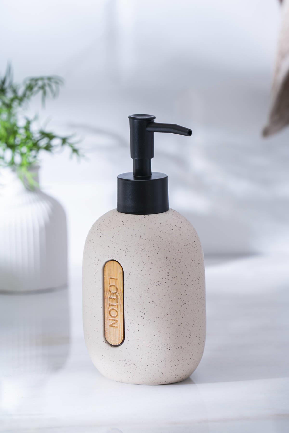 Acar Vega Lotion yuvarlak Sıvı Sabunluk 18 cm - Bej SABJ-06983 Acar Vega Lotion yuvarlak Sıvı Sabunluk 18 cm - Bej SABJ-06983