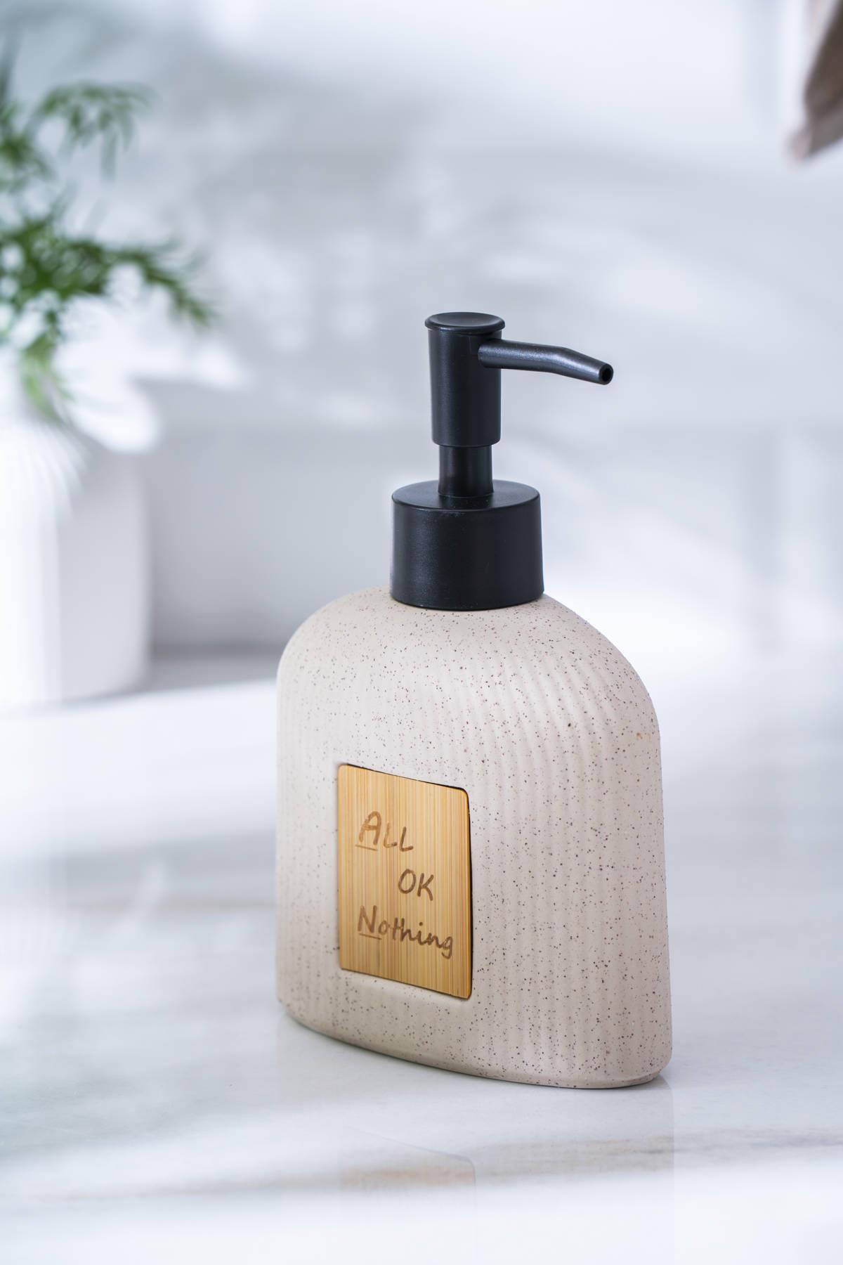 Acar Vega Nothing Sıvı Sabunluk 17 cm - Krem SABJ-06984