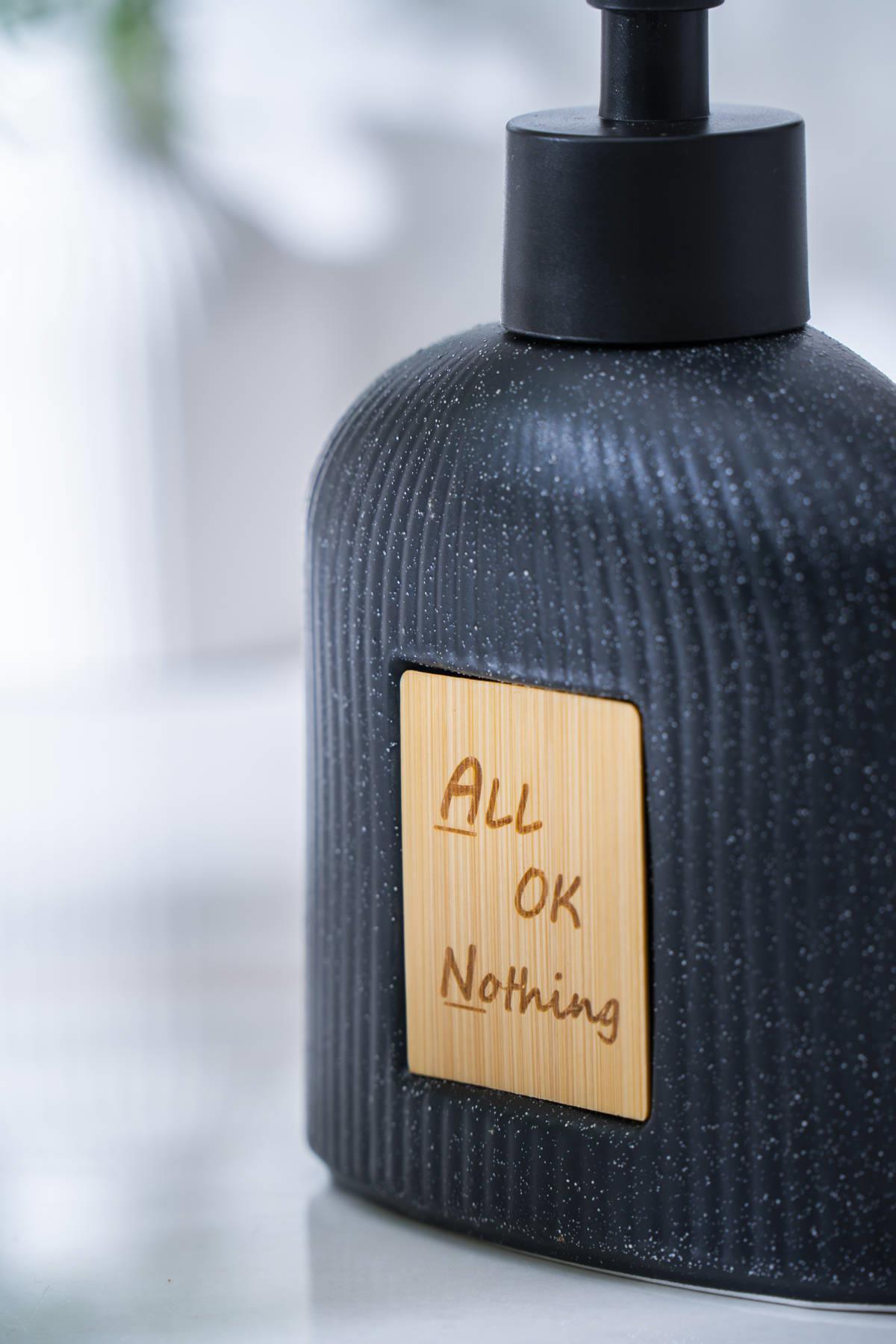 Acar Vega Nothing Sıvı Sabunluk 17 cm - Siyah SABJ-06984 Acar Vega Nothing Sıvı Sabunluk 17 cm - Siyah SABJ-06984