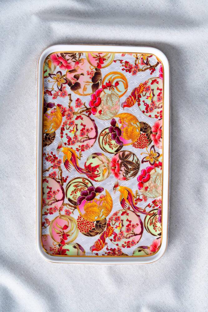 Acar Whisper Dikdörtgen Sunum Tabağı - 31 cm - Mor RYL-07029 Acar Whisper Dikdörtgen Sunum Tabağı - 31 cm - Mor RYL-07029