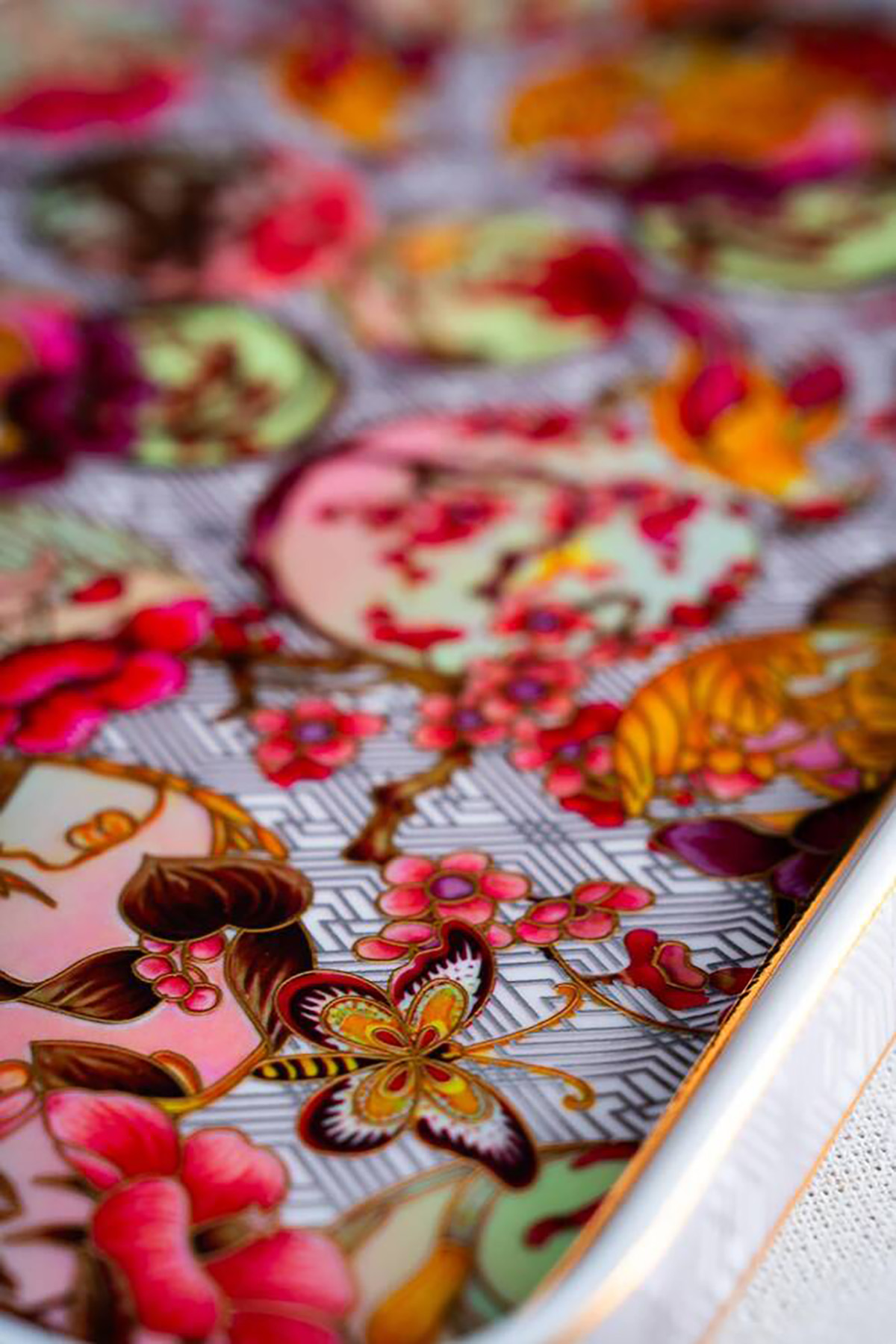 Acar Whisper Dikdörtgen Sunum Tabağı - 31 cm - Mor RYL-07029