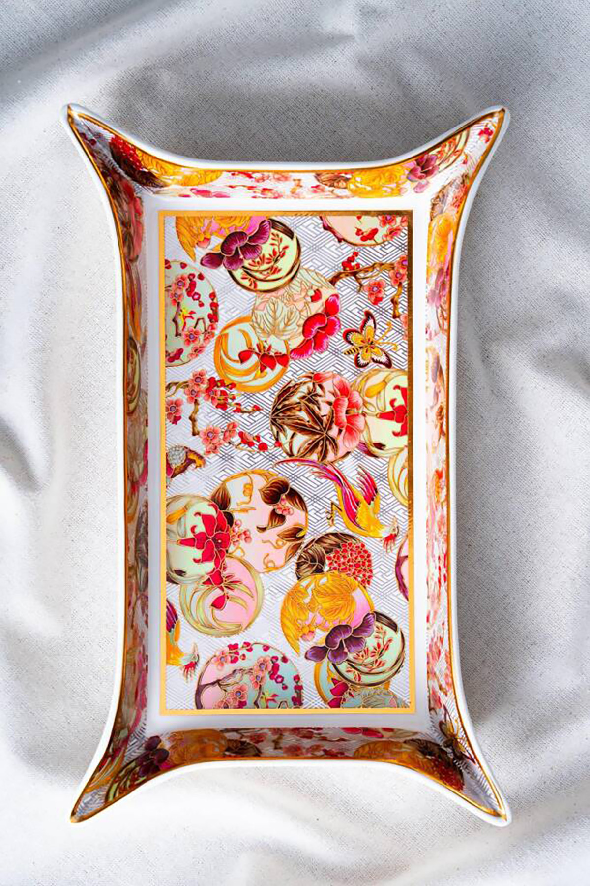 Acar Whisper Dikdörtgen Sunum Tabağı - 35 cm - Mor RYL-07033