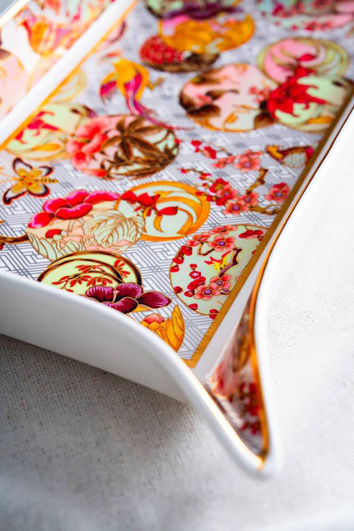 Acar Whisper Dikdörtgen Sunum Tabağı - 35 cm - Mor RYL-07033 Acar Whisper Dikdörtgen Sunum Tabağı - 35 cm - Mor RYL-07033