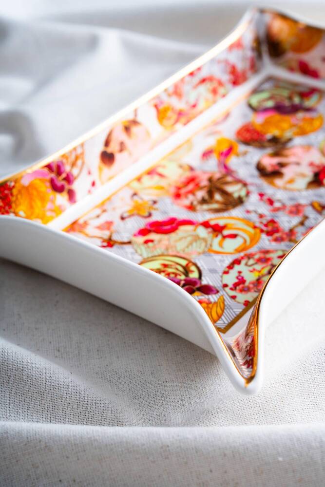 Acar Whisper Dikdörtgen Sunum Tabağı - 35 cm - Mor RYL-07033