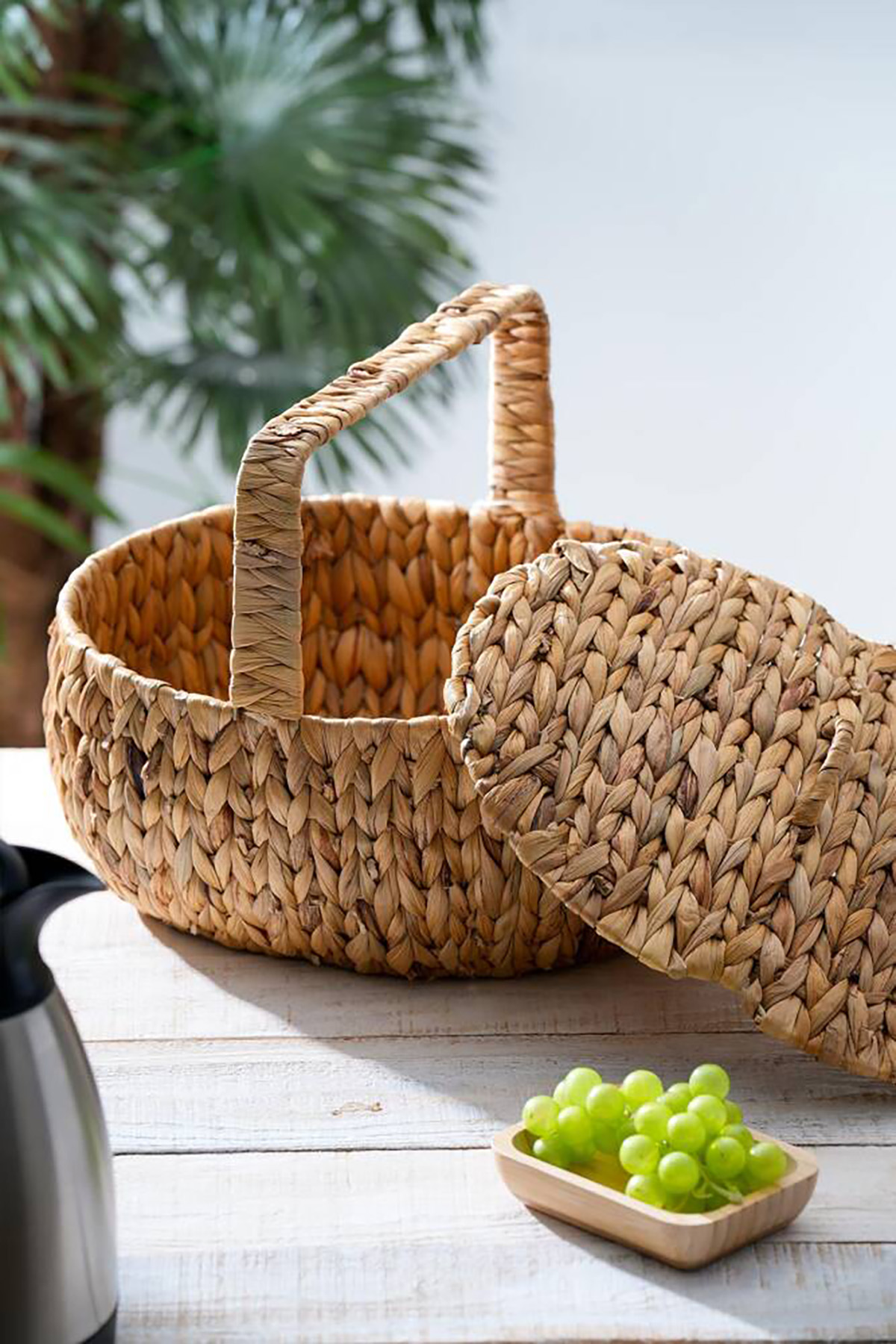 Acar Wicker Kapaklı Hasır Piknik Sepeti - 38 cm ACR-298 Acar Wicker Kapaklı Hasır Piknik Sepeti - 38 cm ACR-298