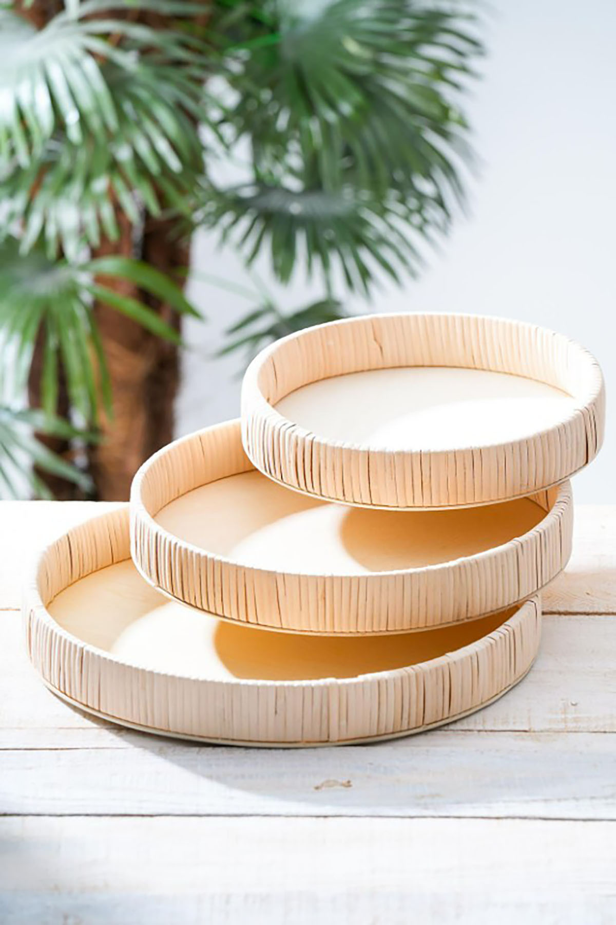 Acar Yuvarlak Hasır 3 lü Tepsi ACR-316 Acar Yuvarlak Hasır 3 lü Tepsi ACR-316