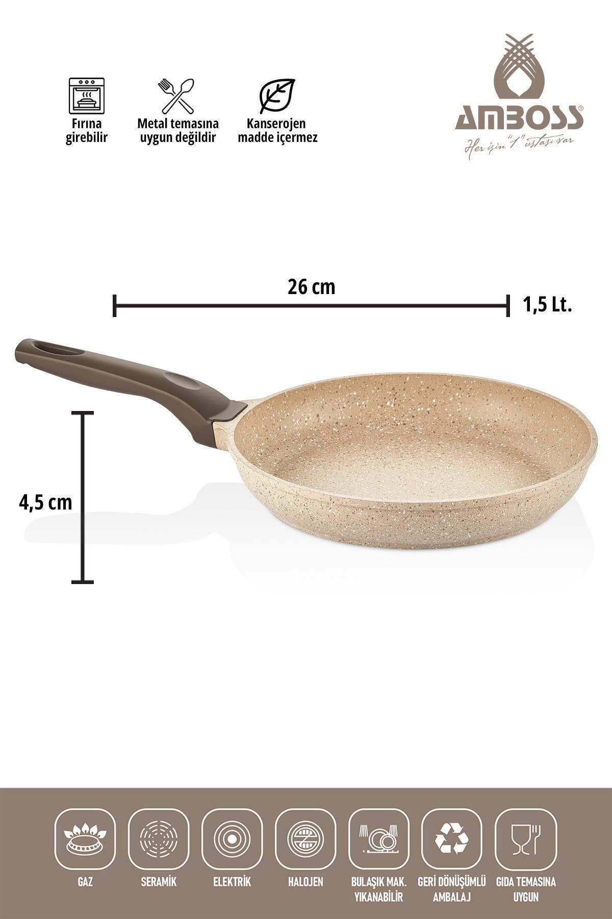 Amboss Montana 3 Parça Döküm Set - Cappucino