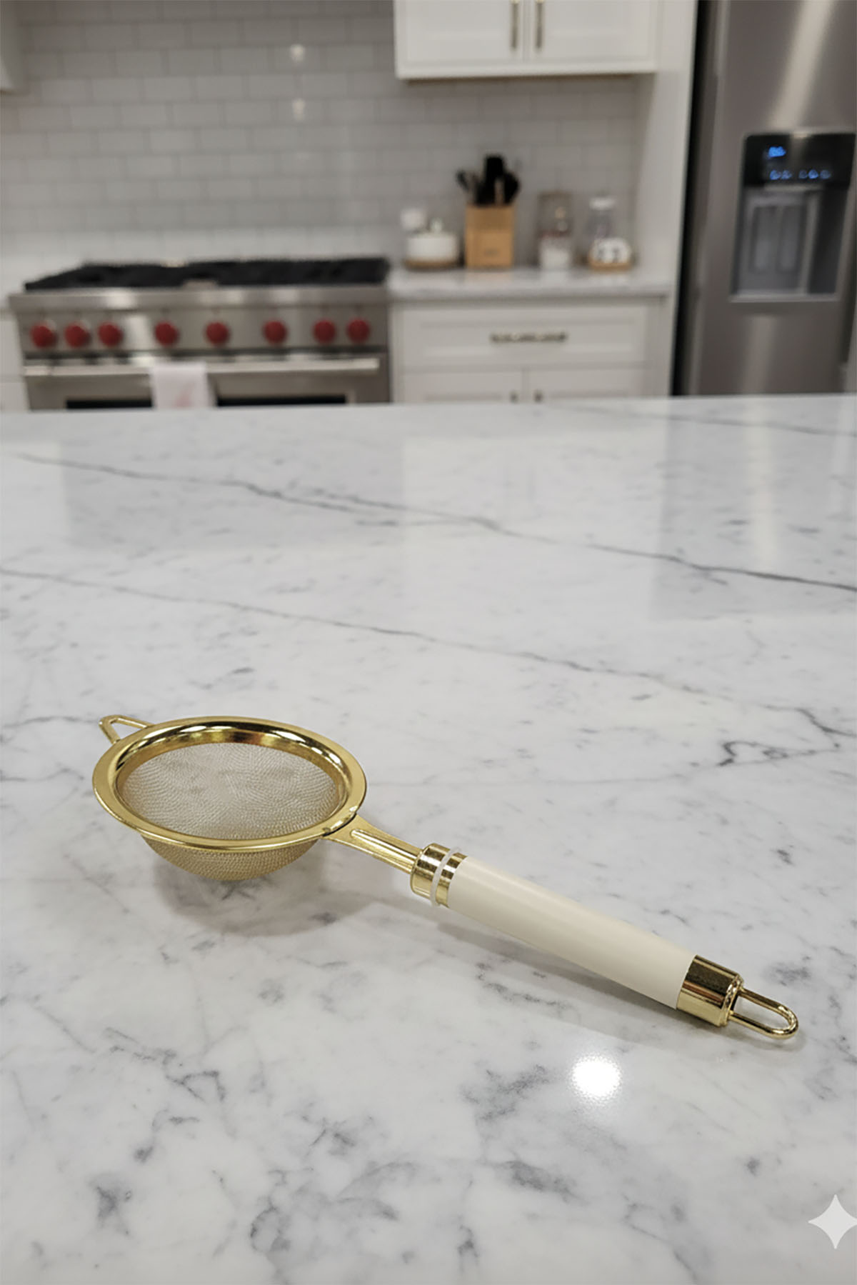 Arow Beyaz Saplı Süzgeç Arow Beyaz Saplı Süzgeç