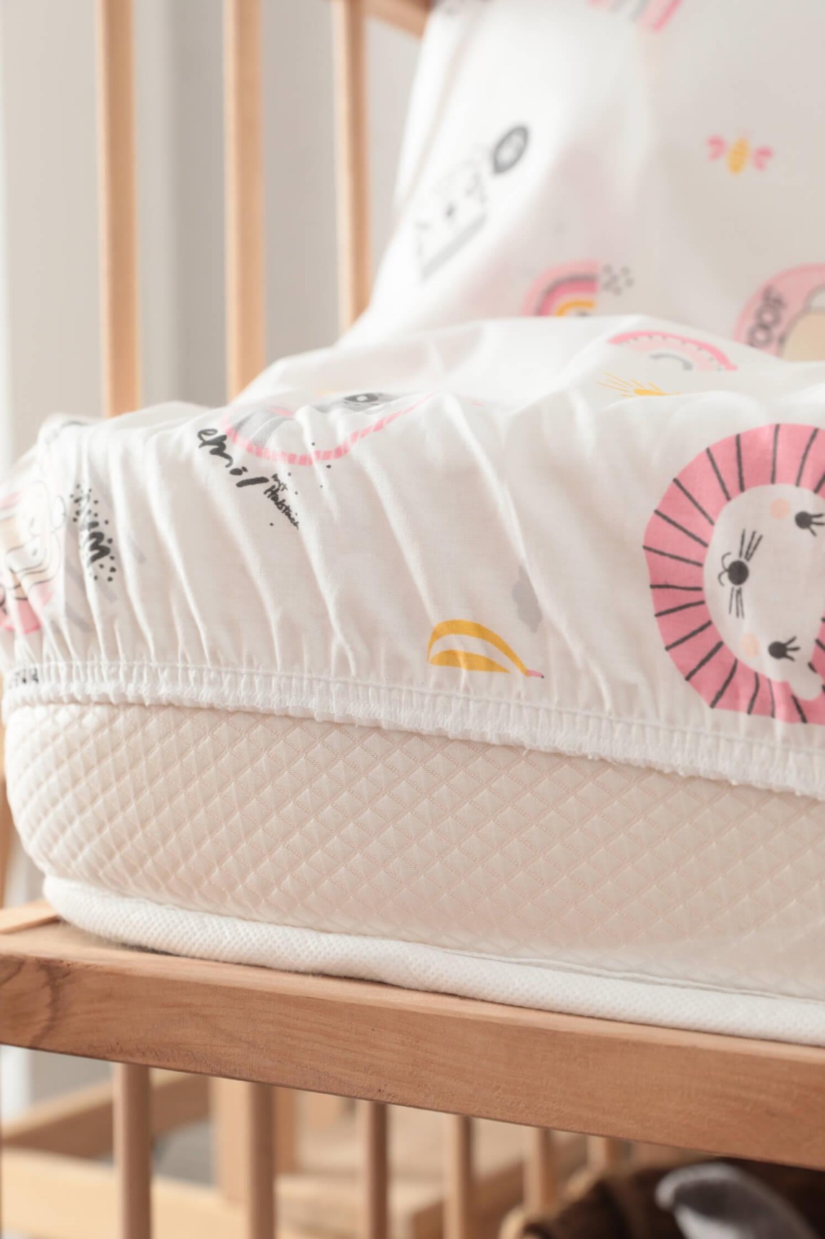 Baby %100 Pamuk Best Friends Bebek Nevresim Takımı - Pembe