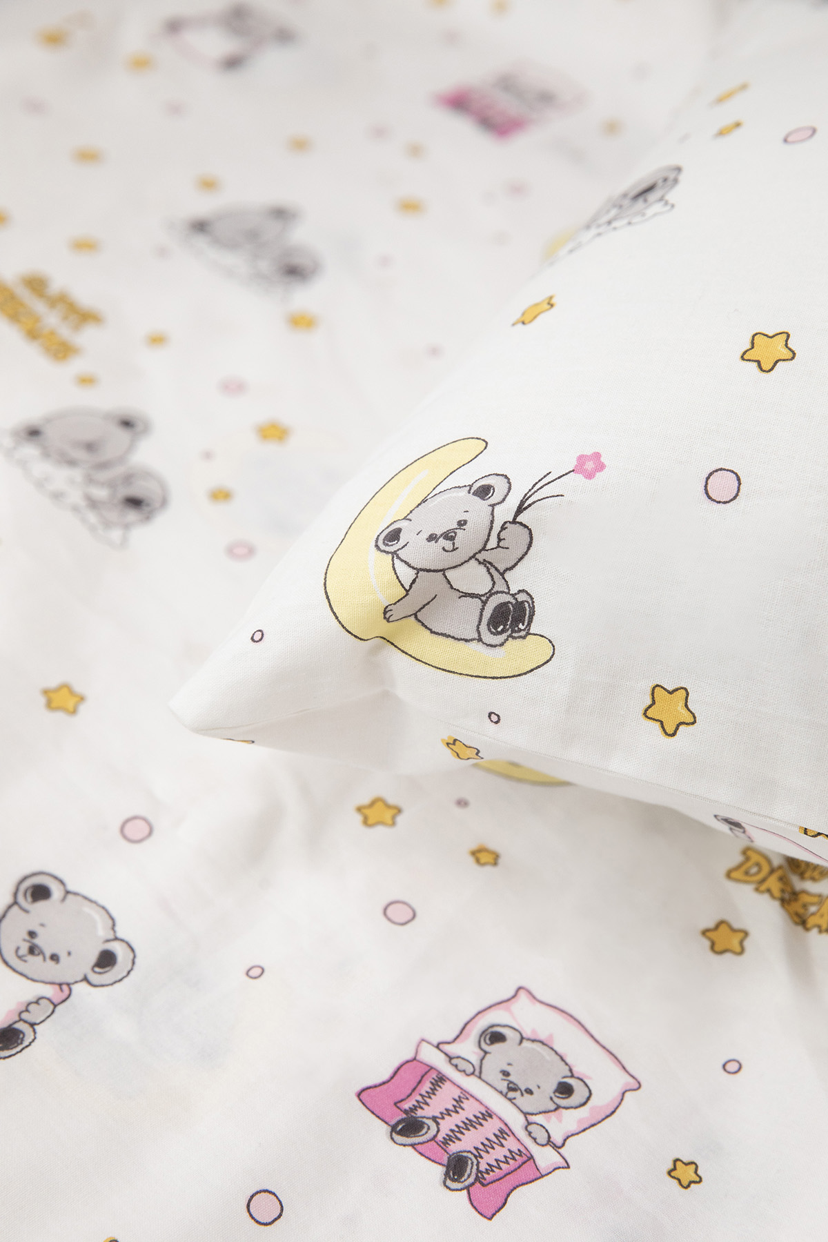Baby %100 Pamuk Dream Sweet Bebek Nevresim Takımı - Pembe