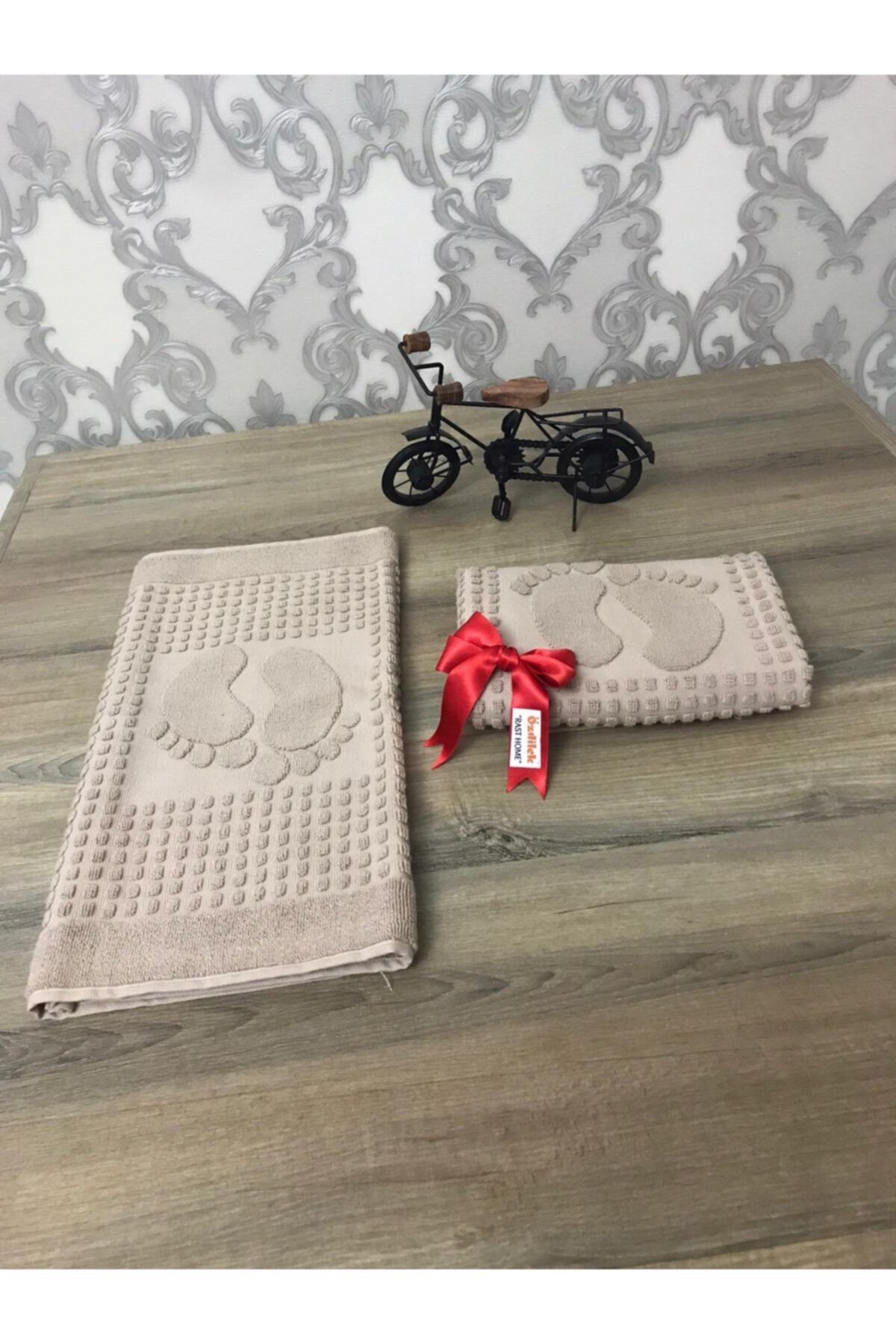 Özdilek Banyo Ayak Havlusu 2li - Bej